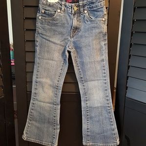 Levis flare GIRLS sz 6 jeans with glitter